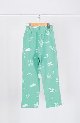 تیشرت آستین بلند و شلوار یکرولایکرا خواب