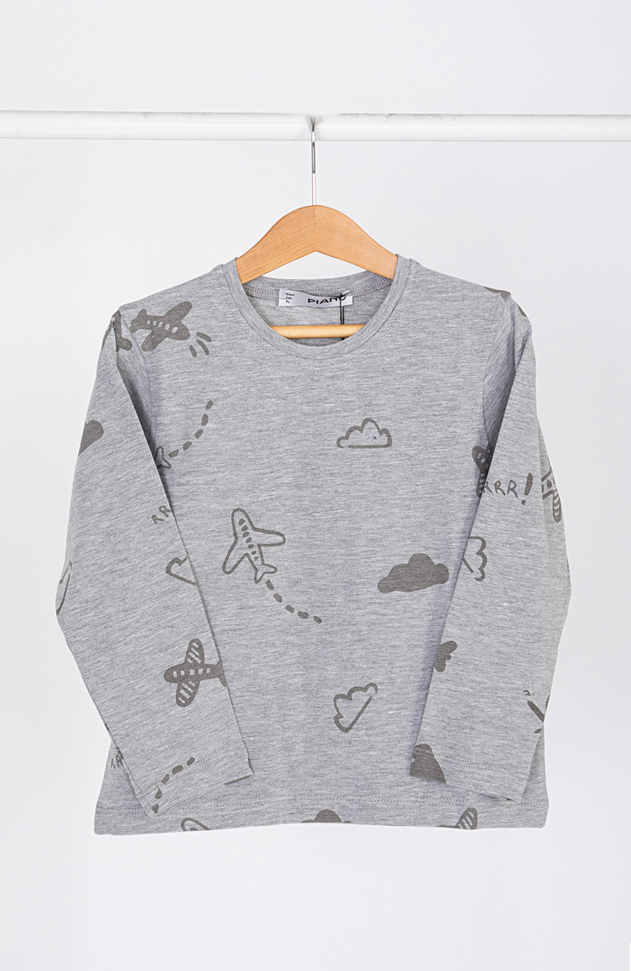 تیشرت آستین بلند و شلوار یکرولایکرا خواب