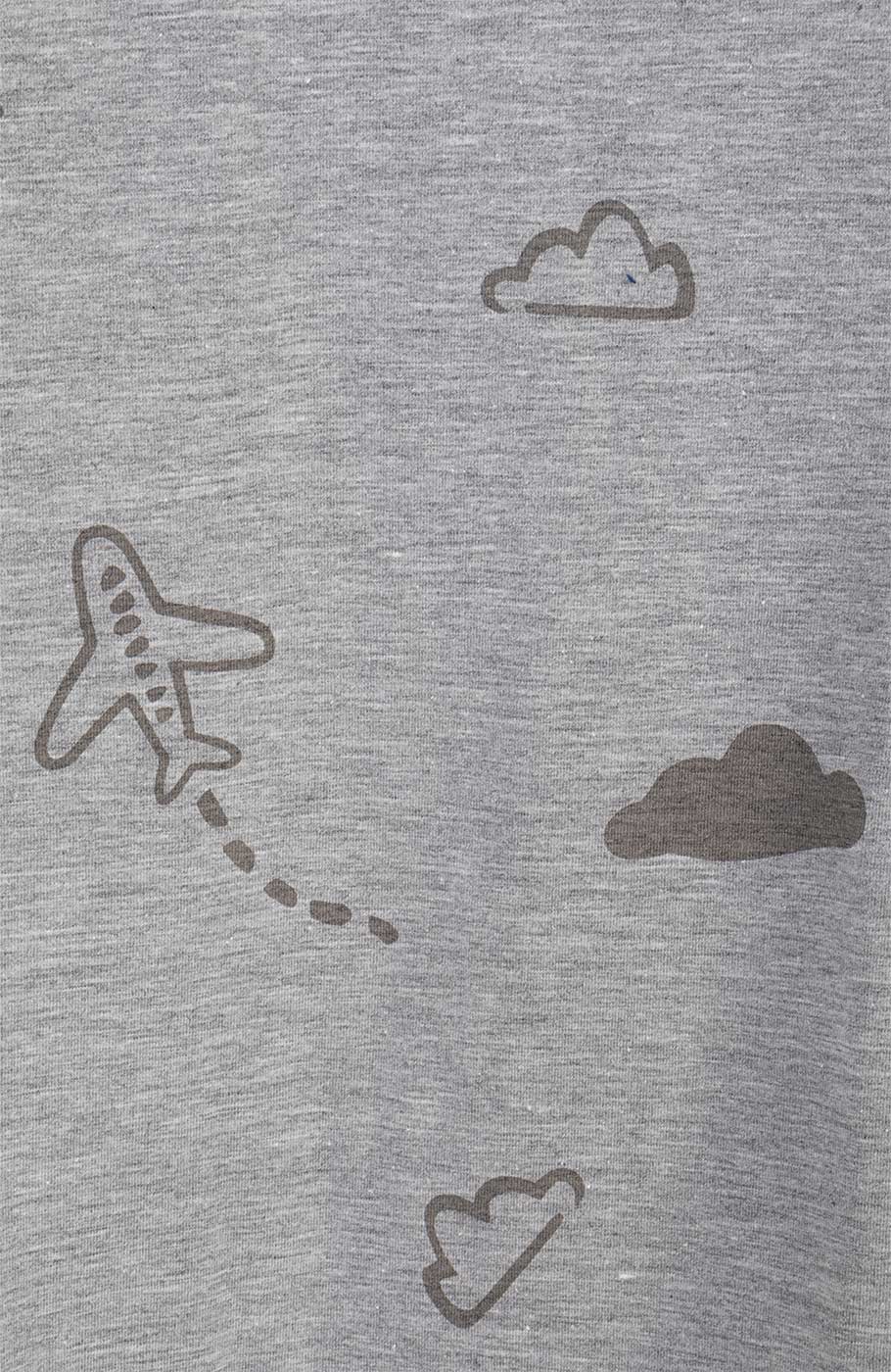 تیشرت آستین بلند و شلوار یکرولایکرا خواب