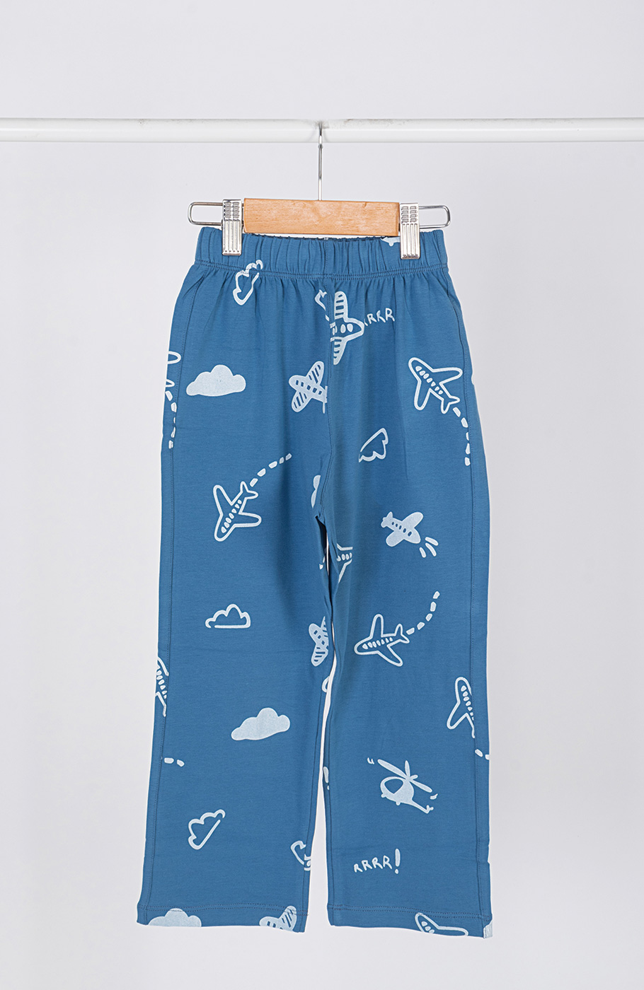 تیشرت آستین بلند و شلوار یکرولایکرا خواب