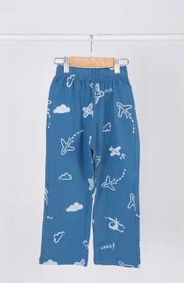 تیشرت آستین بلند و شلوار یکرولایکرا خواب