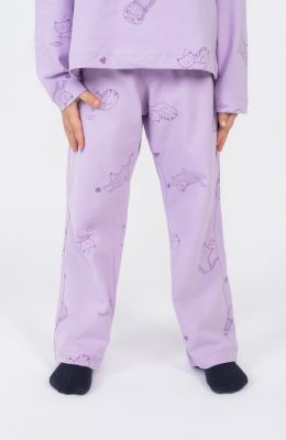 تیشرت آستین بلند و شلوار یکرولایکرا خواب