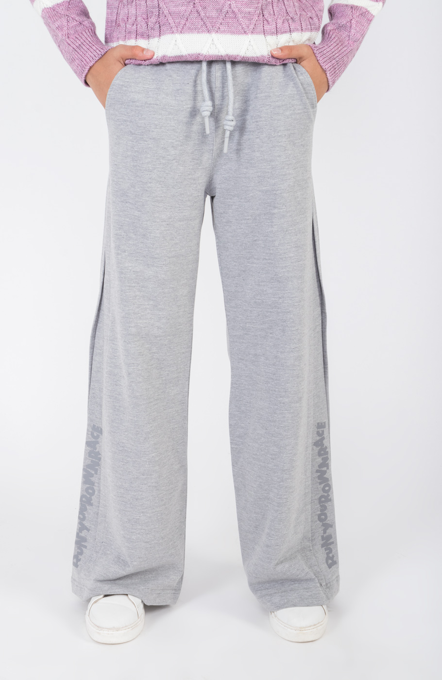 شلوار دورس لایکرا واید برش دار