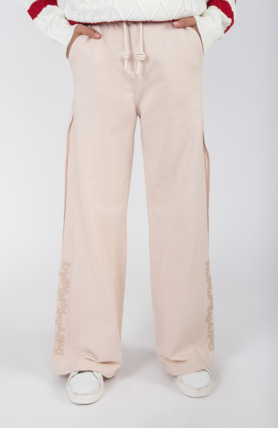 شلوار دورس لایکرا واید برش دار