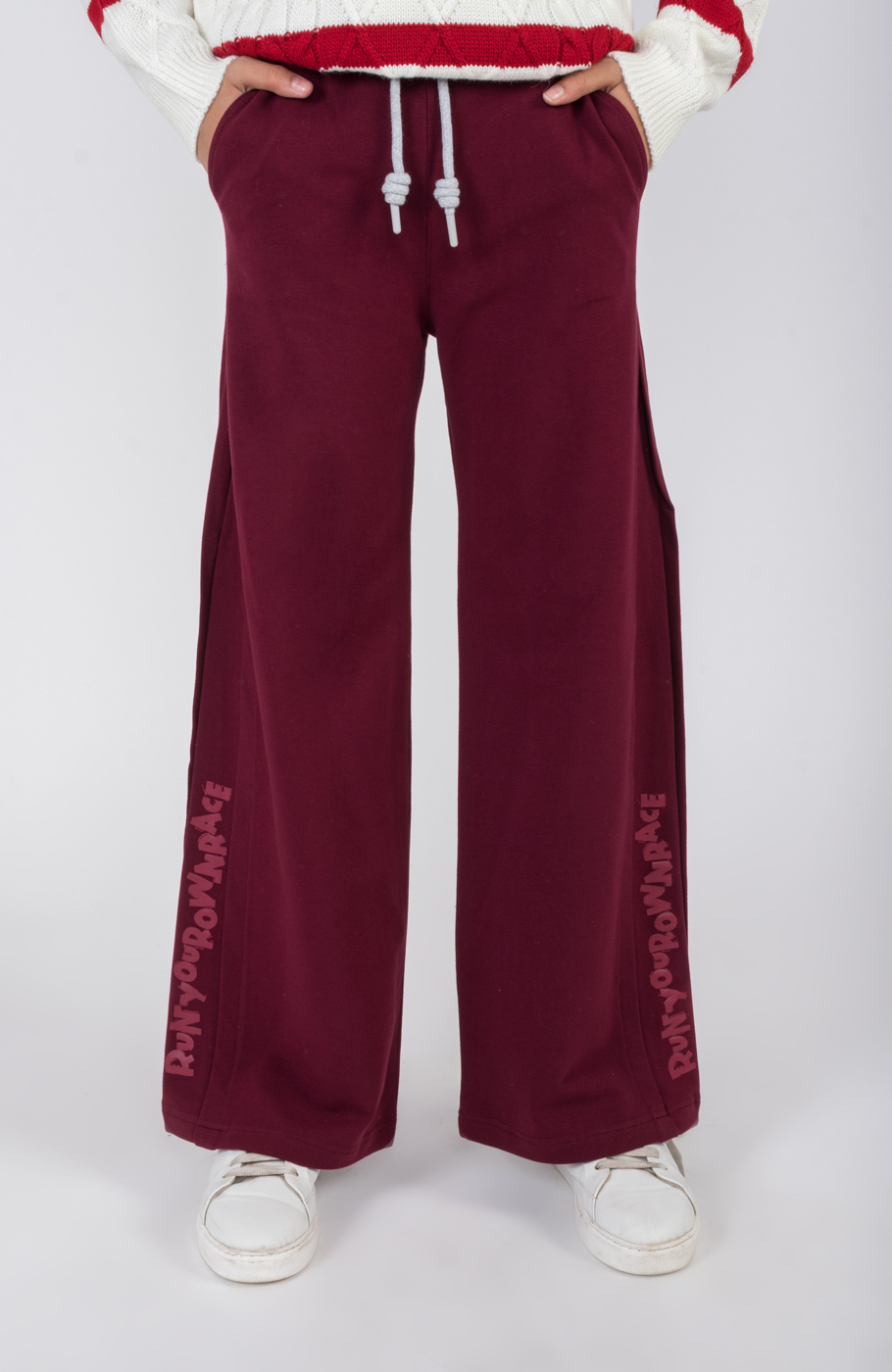 شلوار دورس لایکرا واید برش دار