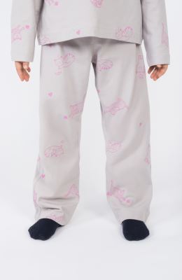 تیشرت آستین بلند و شلوار یکرولایکرا خواب