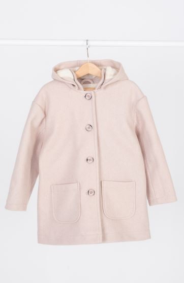 پالتو فوتر با کلاه جدا شونده