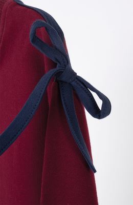 تیشرت آستین بلند دورس لایکرا پاپیونی