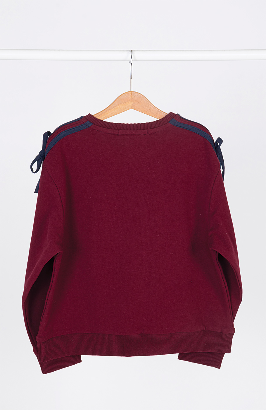 تیشرت آستین بلند دورس لایکرا پاپیونی