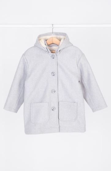 پالتو فوتر با کلاه جدا شونده