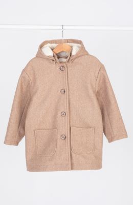 پالتو فوتر با کلاه جدا شونده