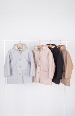 پالتو فوتر با کلاه جدا شونده