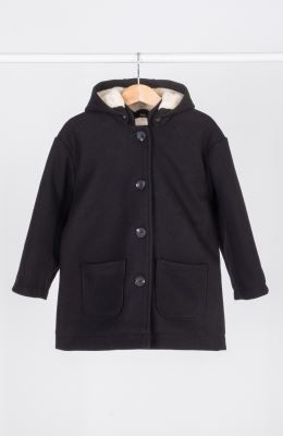 پالتو فوتر با کلاه جدا شونده