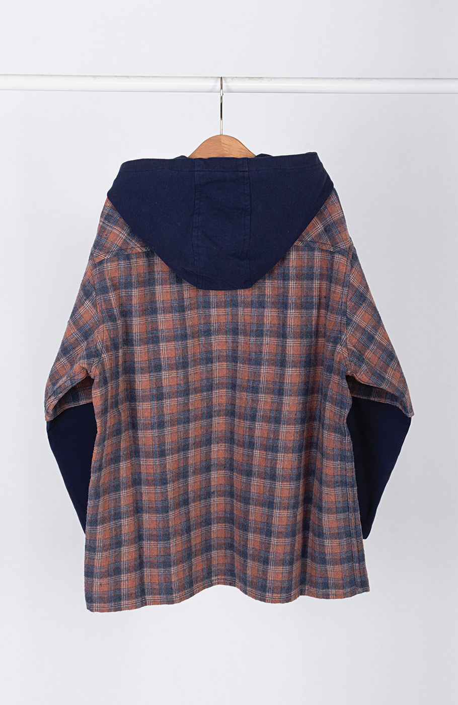 شکت فلانل و دورس لایکرا کلاه دار