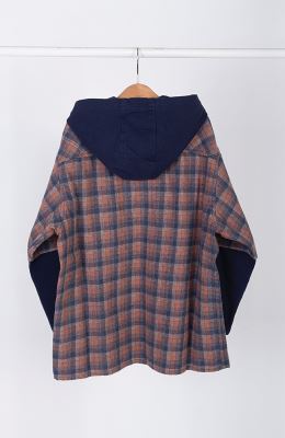 شکت فلانل و دورس لایکرا کلاه دار