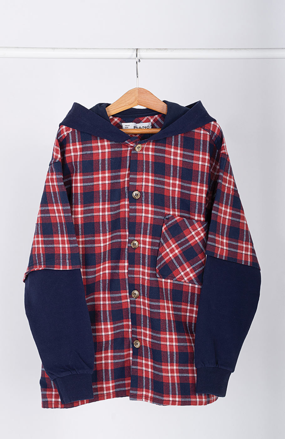 شکت فلانل و دورس لایکرا کلاه دار