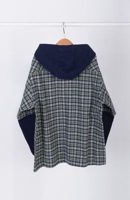 شکت فلانل و دورس لایکرا کلاه دار