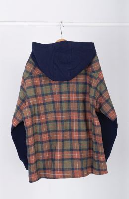 شکت فلانل و دورس لایکرا کلاه دار