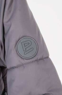 کاپشن پافر شمعی راه راه