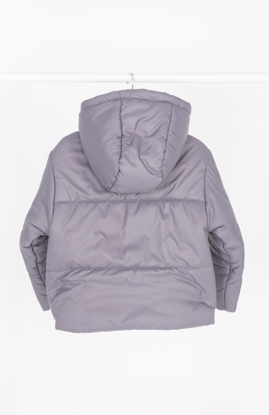 کاپشن پافر شمعی راه راه