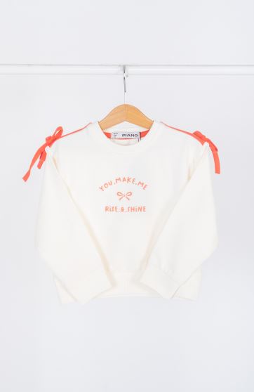 تیشرت آستین بلند دورس لایکرا پاپیونی