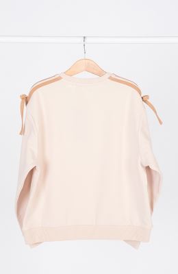 تیشرت آستین بلند دورس لایکرا پاپیونی