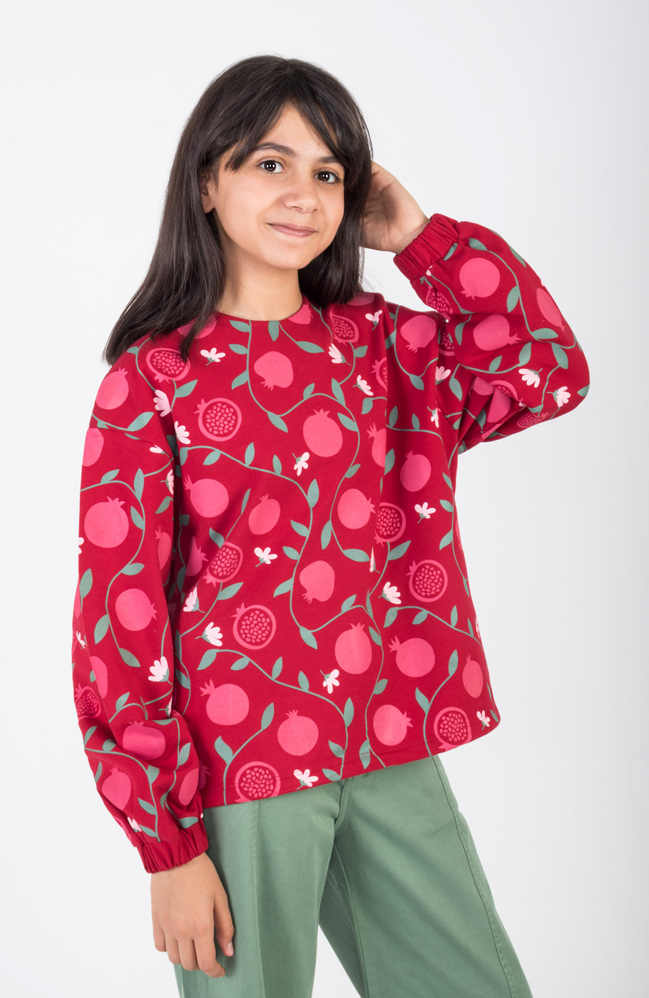 تیشرت آستین بلند دورس لایکرا