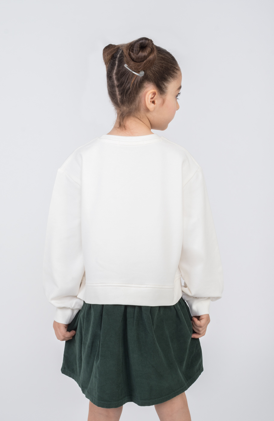 پیراهن آستین بلند دورس لایکرا و مخمل کبریتی