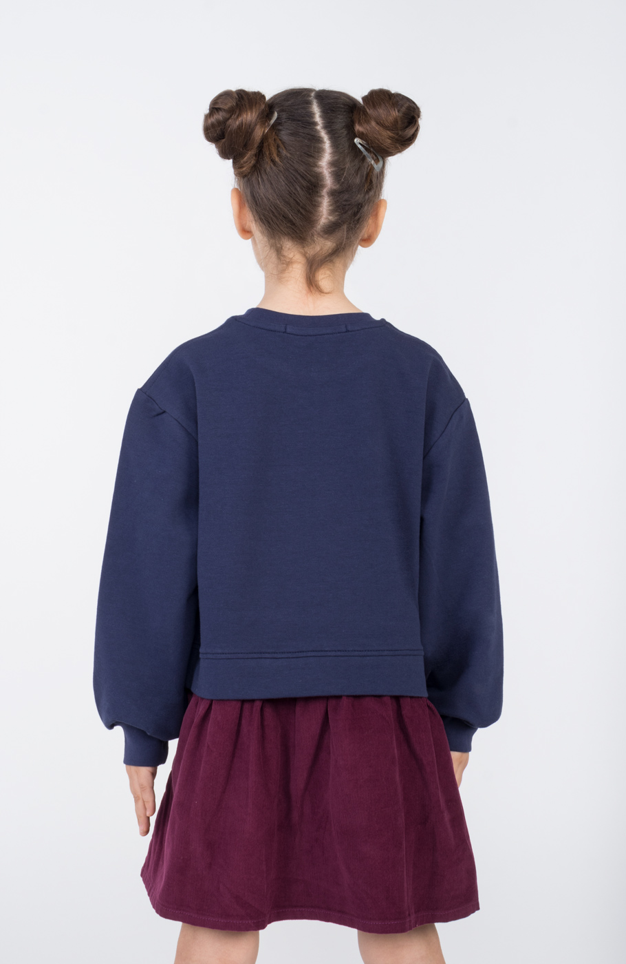 پیراهن آستین بلند دورس لایکرا و مخمل کبریتی