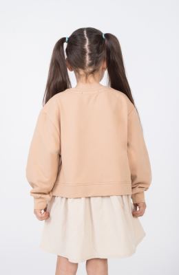 پیراهن آستین بلند دورس لایکرا و مخمل کبریتی