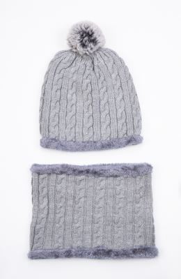 کلاه و رینگ بافت لبه خزه دار