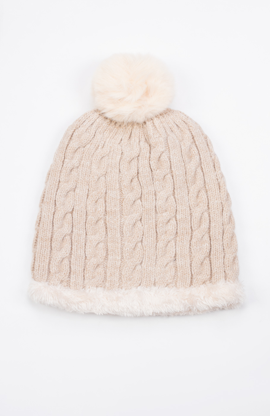 کلاه و رینگ بافت لبه خزه دار