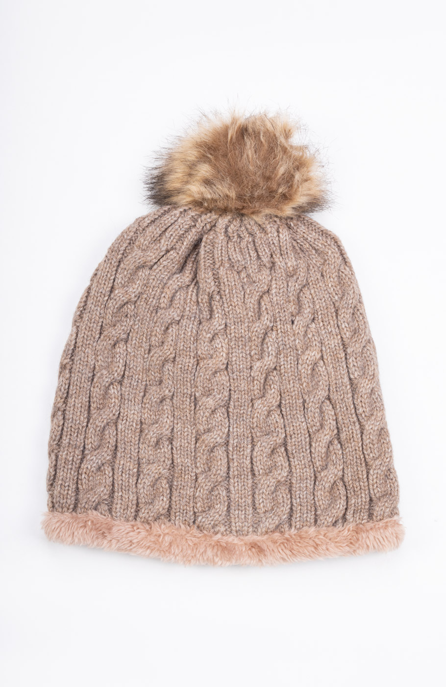 کلاه و رینگ بافت لبه خزه دار