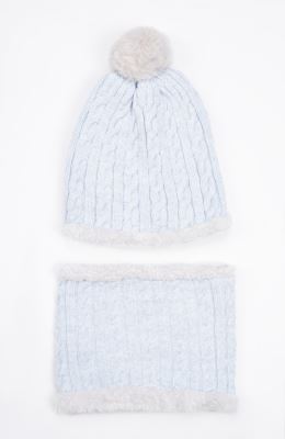 کلاه و رینگ بافت لبه خزه دار