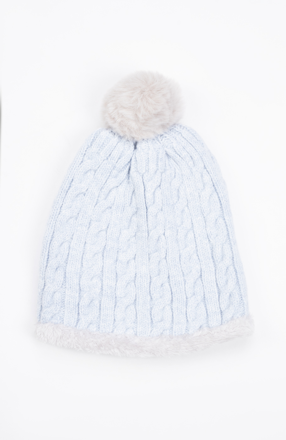 کلاه و رینگ بافت لبه خزه دار