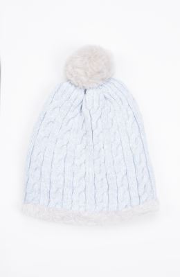 کلاه و رینگ بافت لبه خزه دار