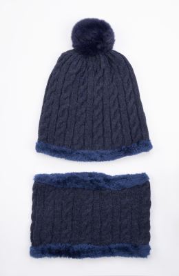 کلاه و رینگ بافت لبه خزه دار