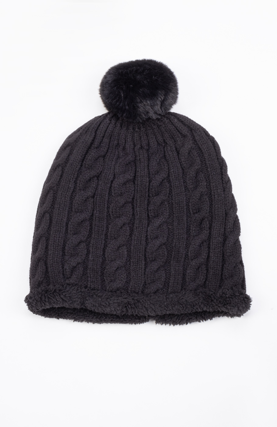 کلاه و رینگ بافت لبه خزه دار