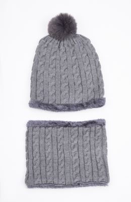 کلاه و رینگ بافت لبه خزه دار