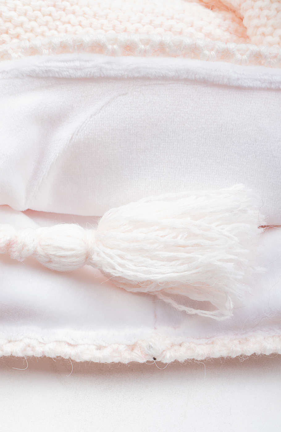 کلاه دو گوش و شال بافت