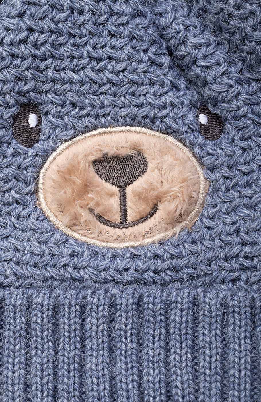 کلاه خرسی و شال بافت