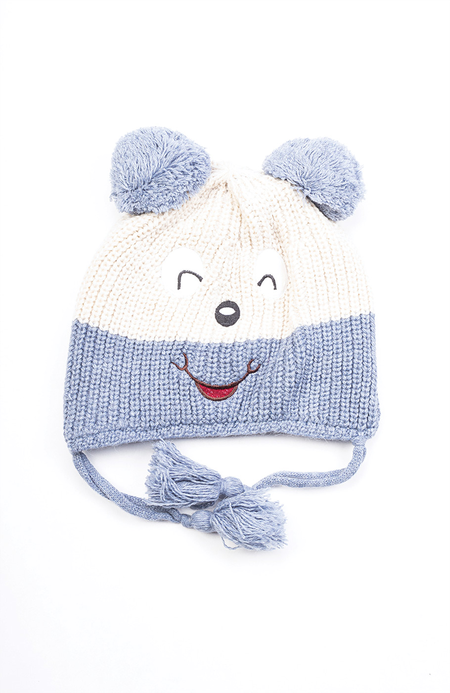 کلاه خرسی دو رنگ و شال بفت