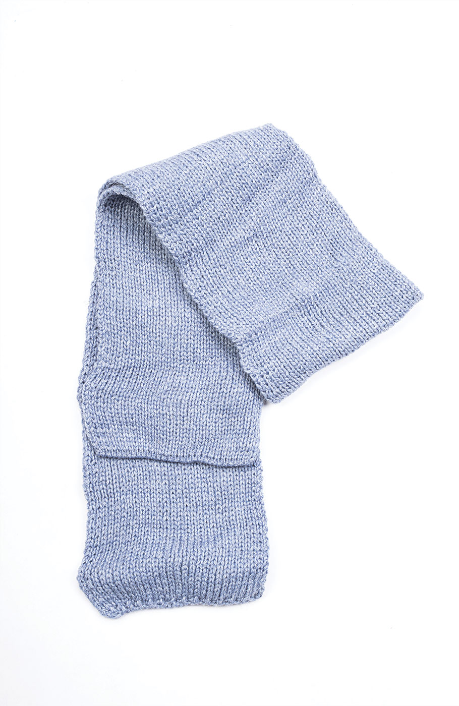 کلاه راه راه دو رنگ و شال بافت