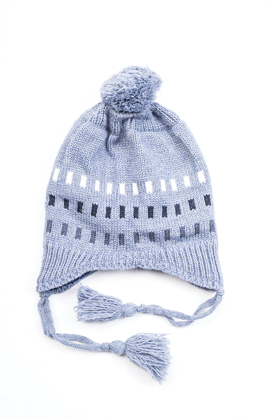 کلاه راه راه و شال بافت