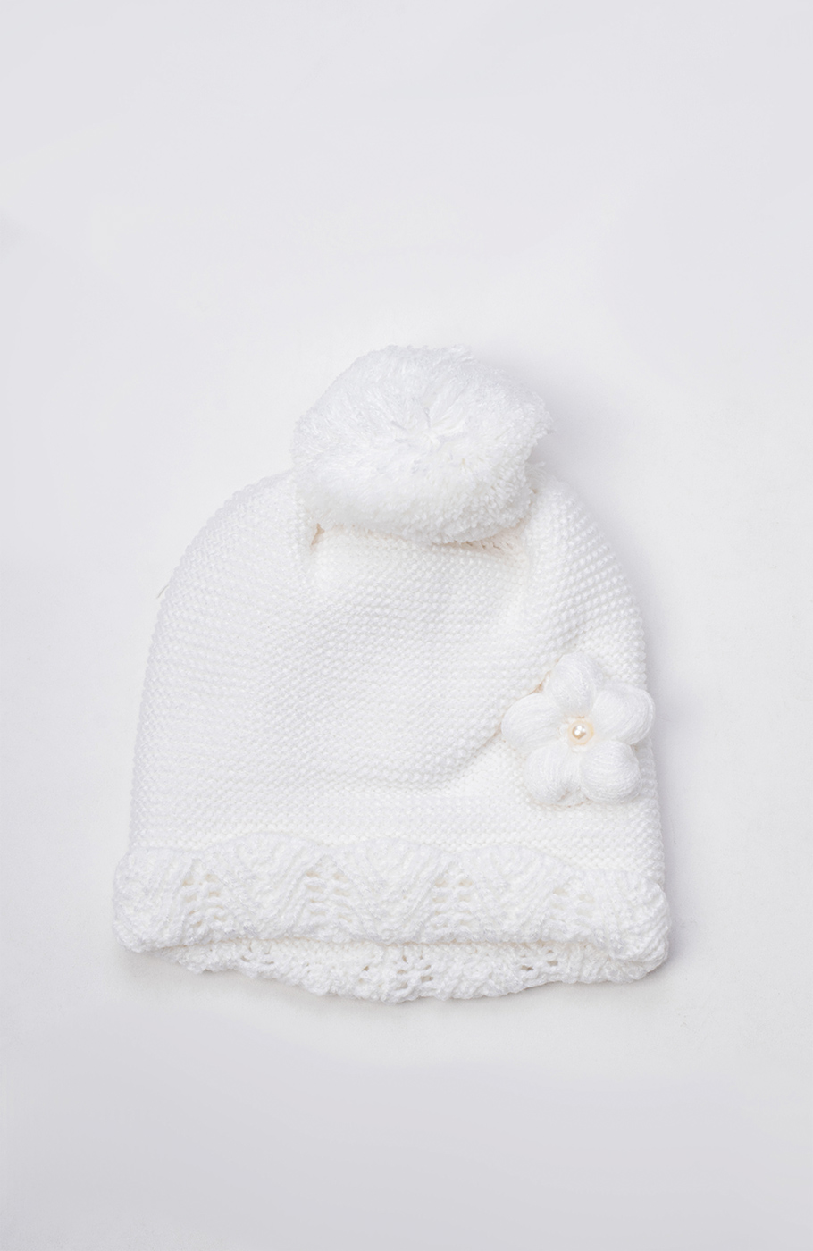 کلاه گلدار و شال بافت