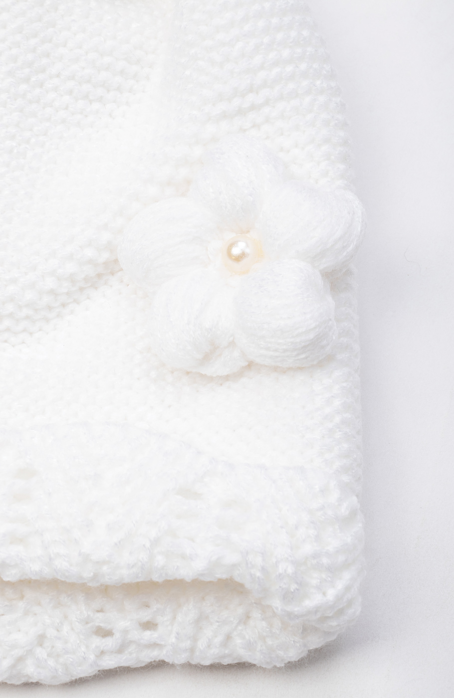 کلاه گلدار و شال بافت