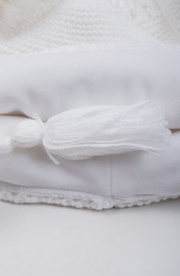 کلاه دو گوش و شال بافت