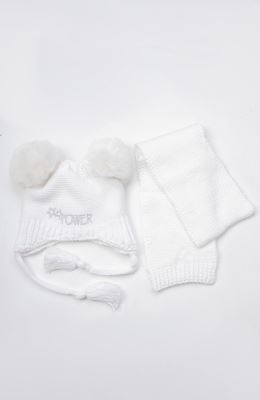 کلاه دو گوش و شال بافت