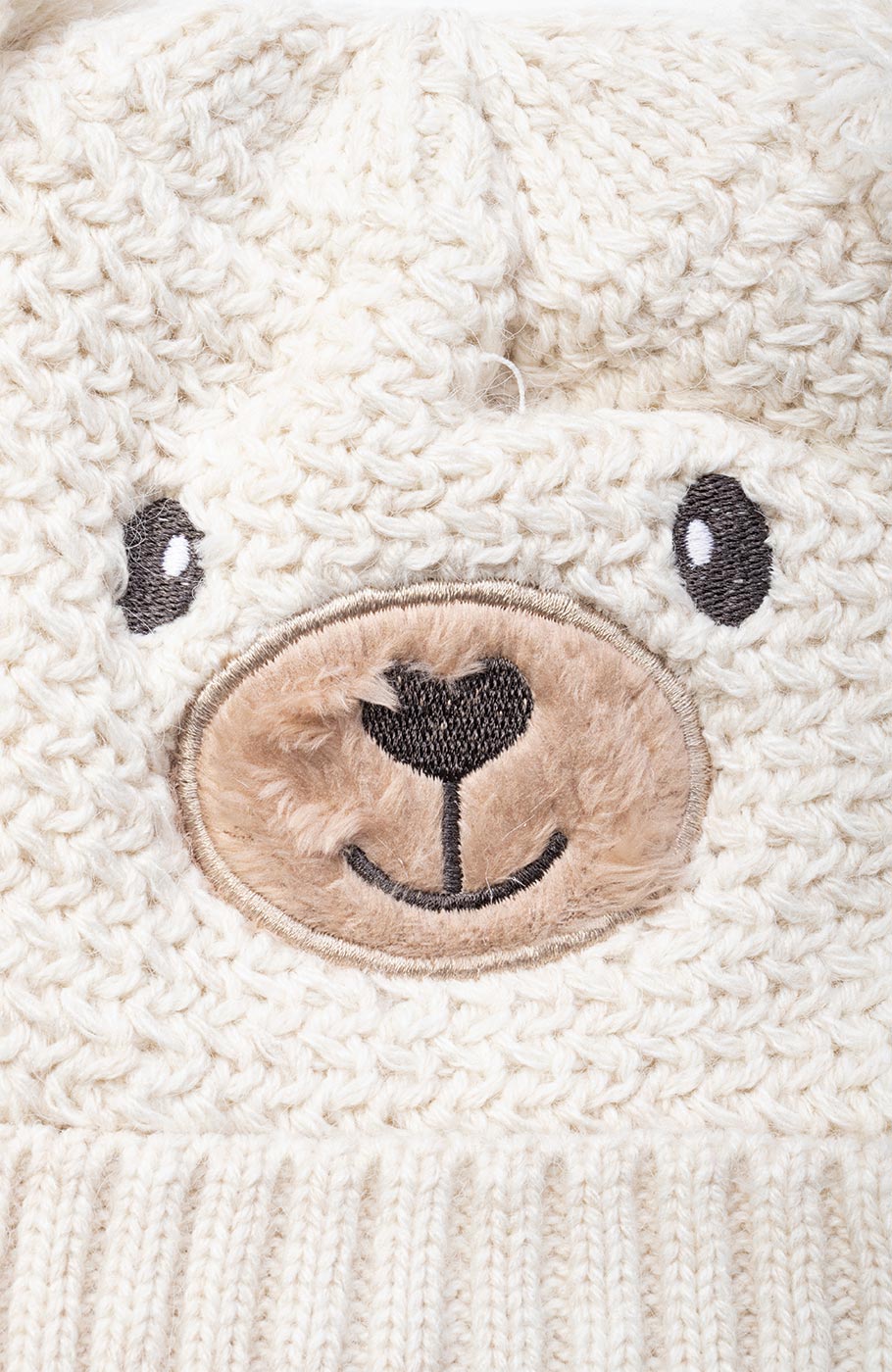 کلاه خرسی و شال بافت