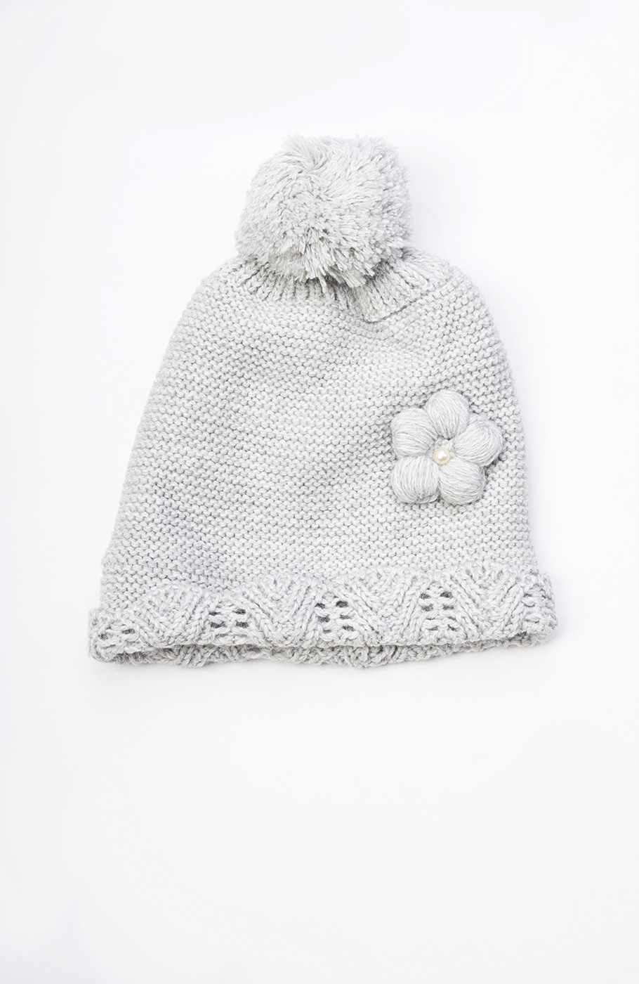 کلاه گلدار و شال بافت